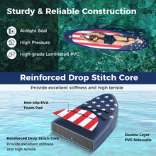 Inflatable Paddle Board with Removable Fin and Backpack