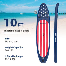 Inflatable Paddle Board with Removable Fin and Backpack
